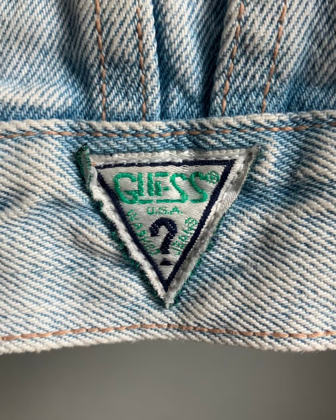 90s GUESS by Georges Marciano 데님 자켓 상품이미지4