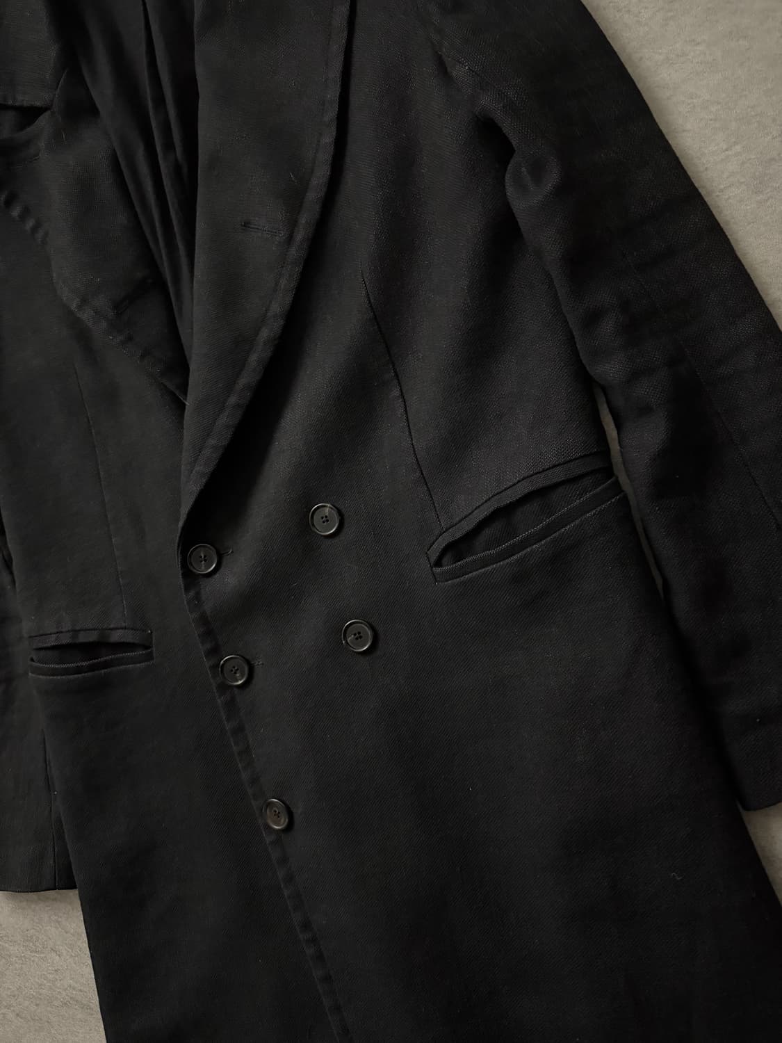 앤드뮐미스터 비대칭 더블브레스트코트 상품이미지5