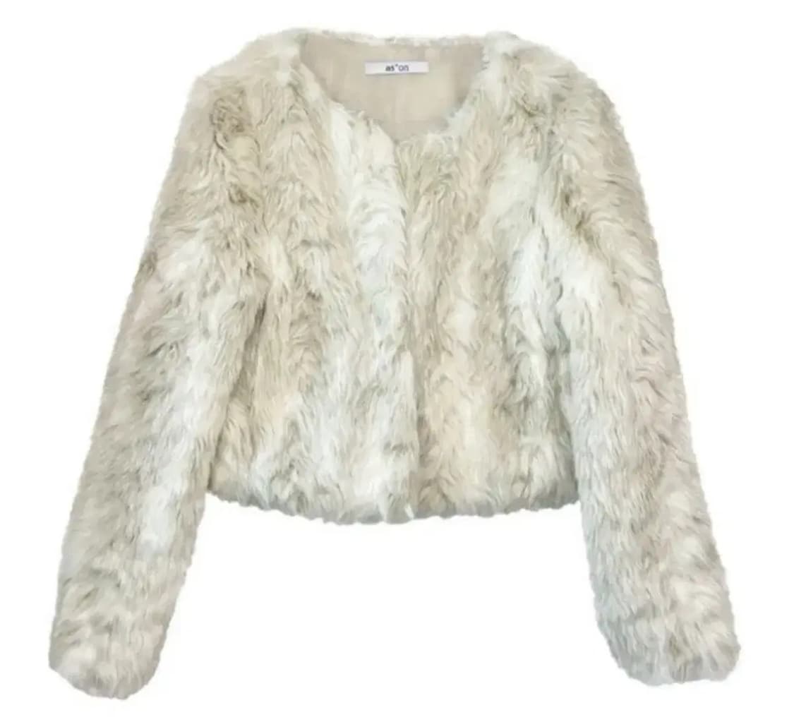 애즈온 퍼자켓 (오염,하자x  네고o ) 상품이미지1