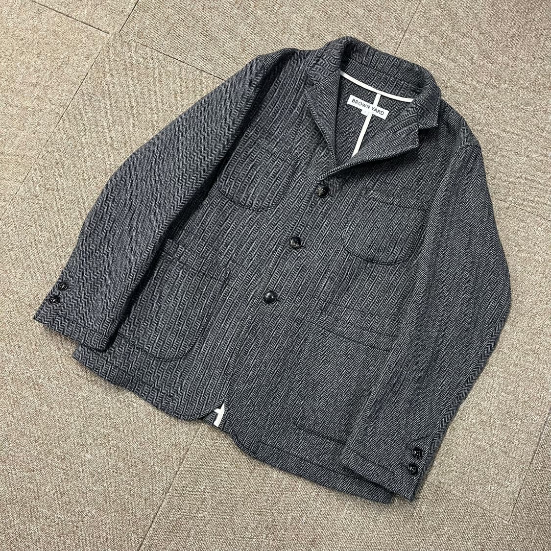 브라운야드 헤링본 자켓 상품이미지1