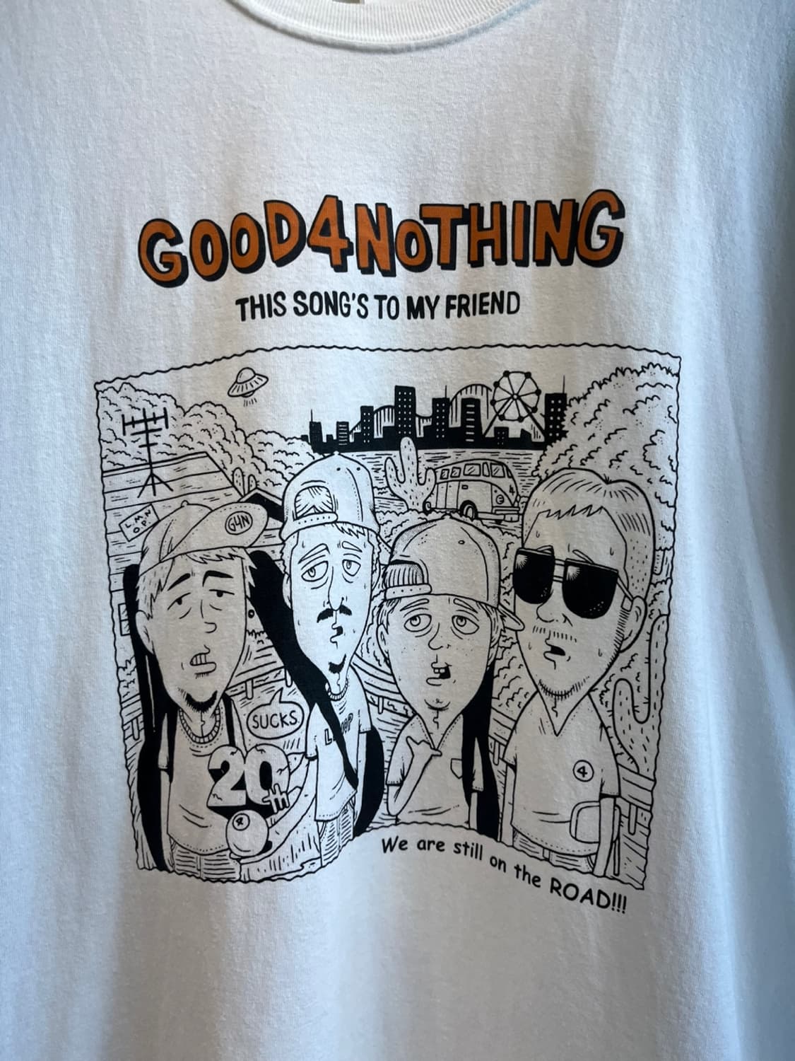 GOOD4NOTHING 밴드 티셔츠 상품이미지3