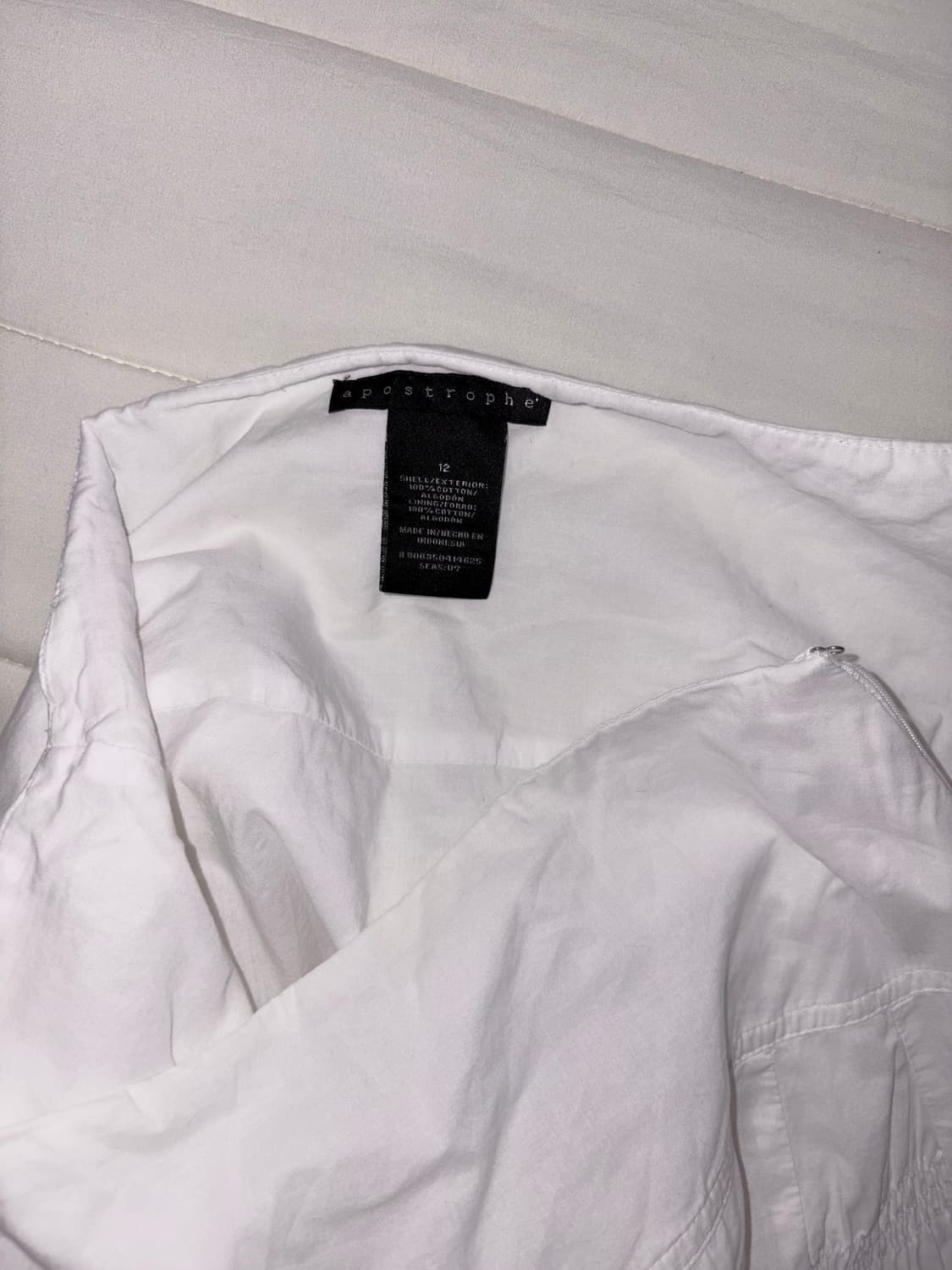 화이트 프릴 모리걸 미디 스커트 상품이미지4