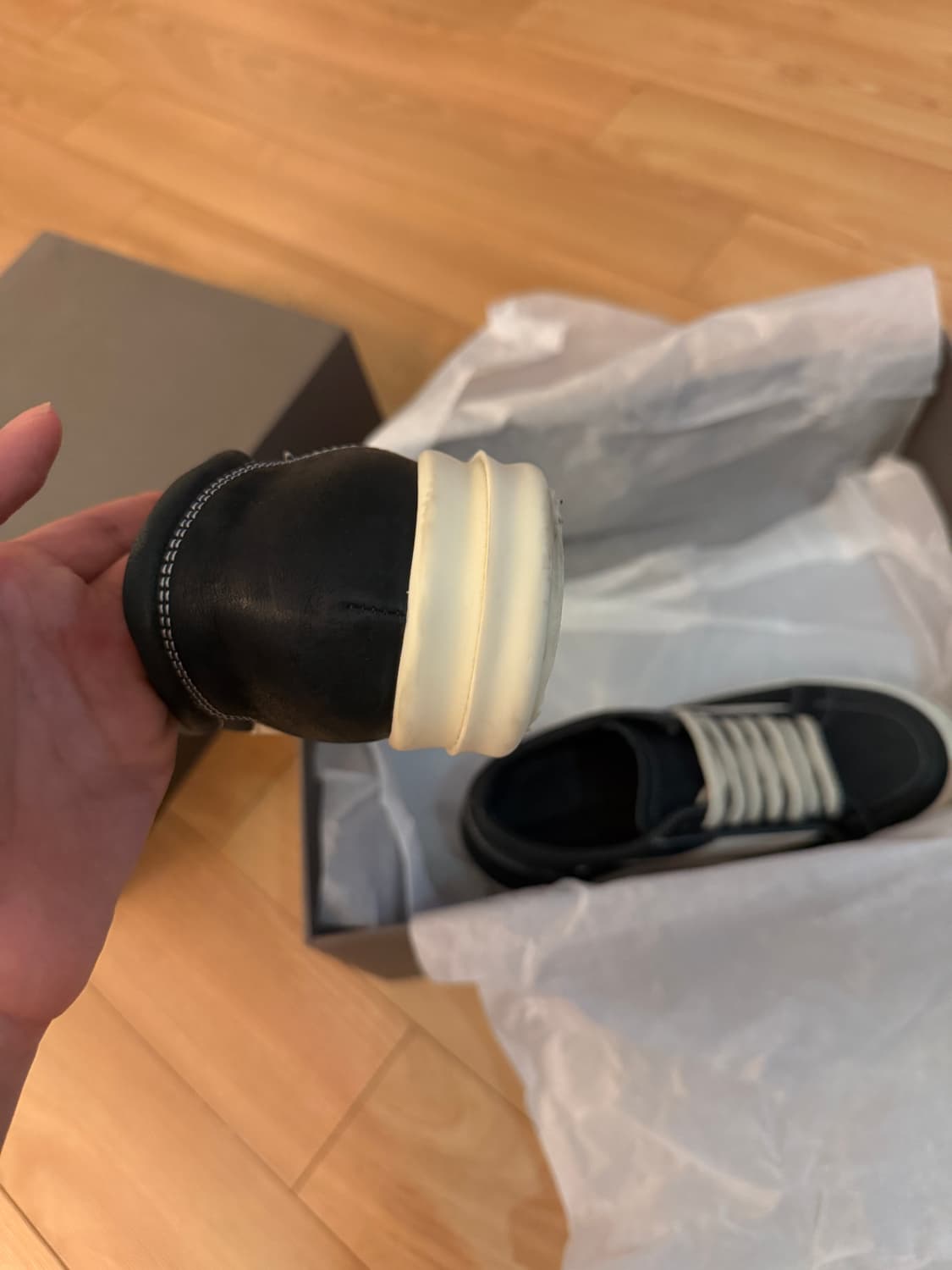 릭오웬스  Drkshdw 반스 여성용 (송아지가죽) 상품이미지5