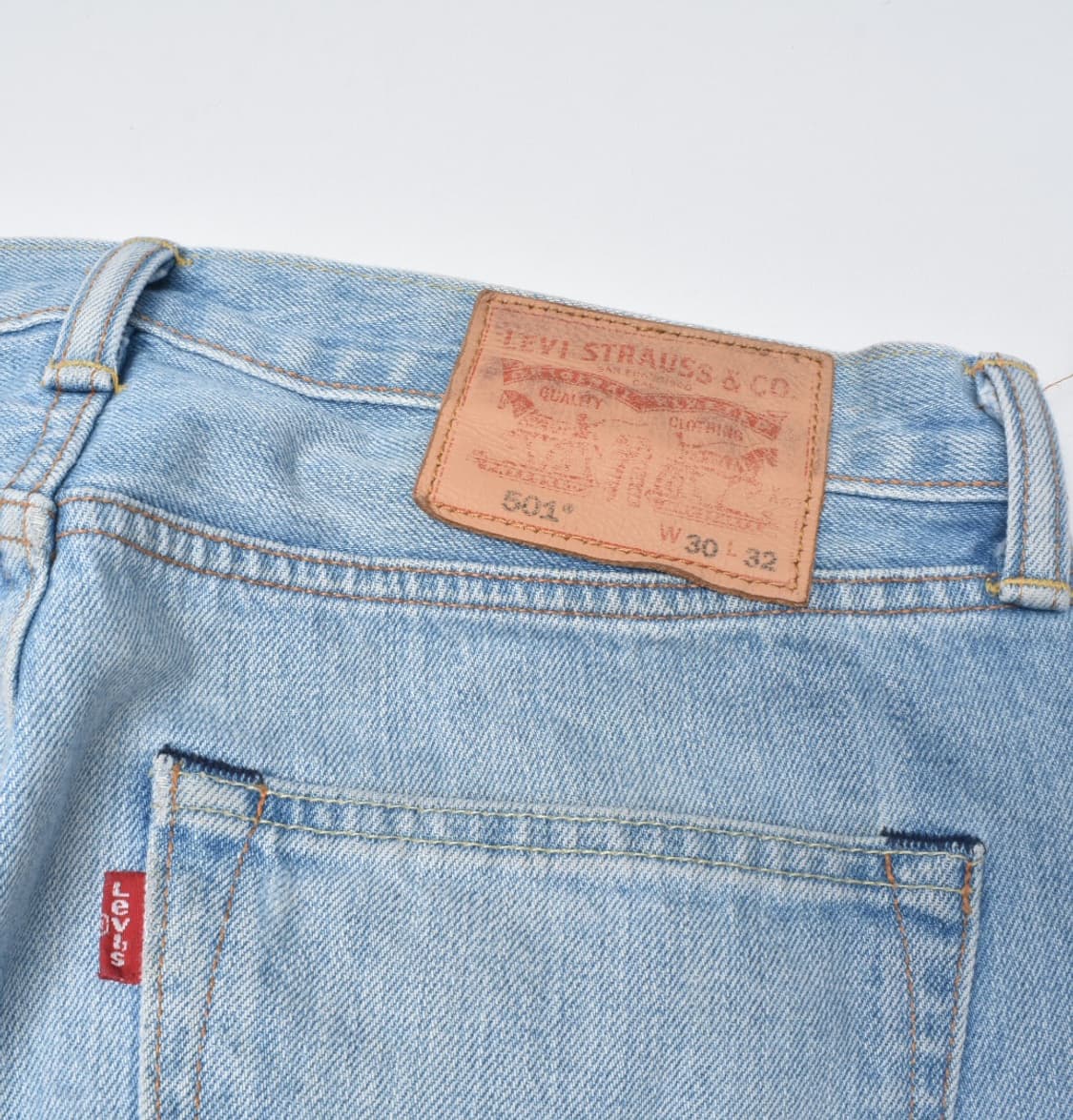 빈티지 리바이스 501 청바지 데님팬츠 굿페이드 30 N0782 상품이미지3