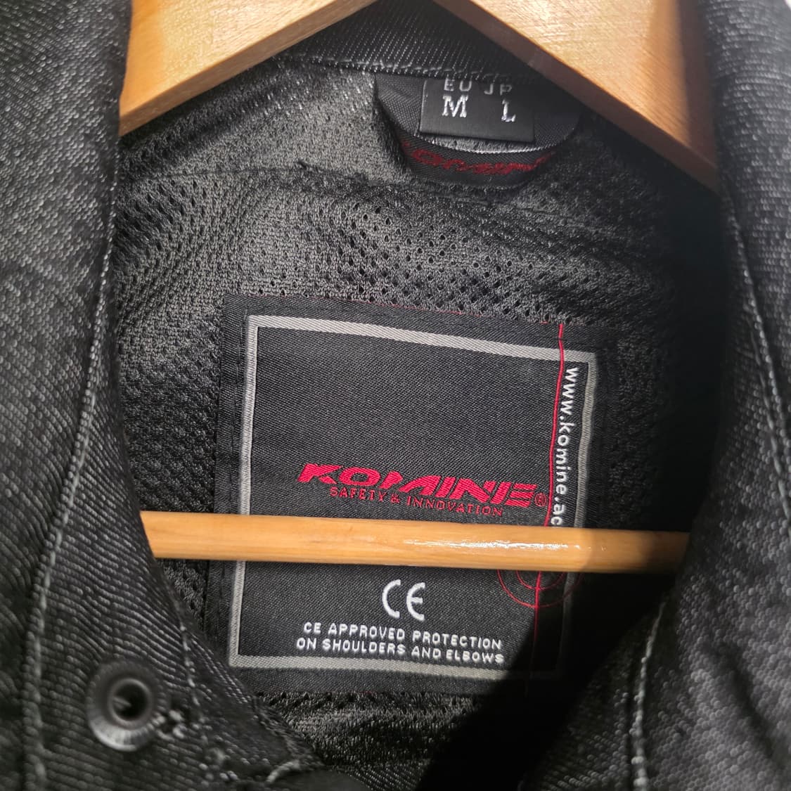 [M~L]Komine 코미네 데님 바이크 자켓 상품이미지2