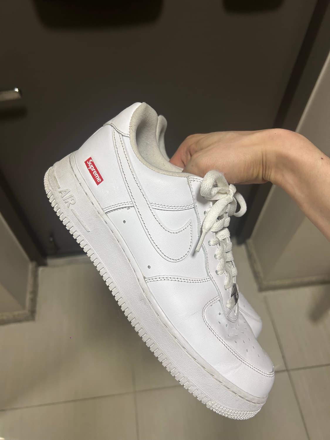 에어포스 슈프림 화이트265 상품이미지2
