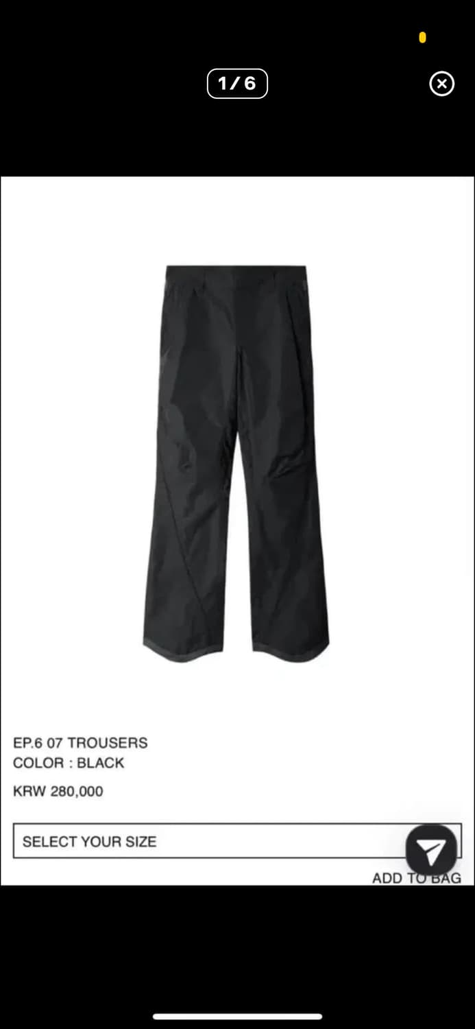 Xim 엑슬림 팬츠 트라우더 EP.6 07 TROUSERS L 상품이미지1