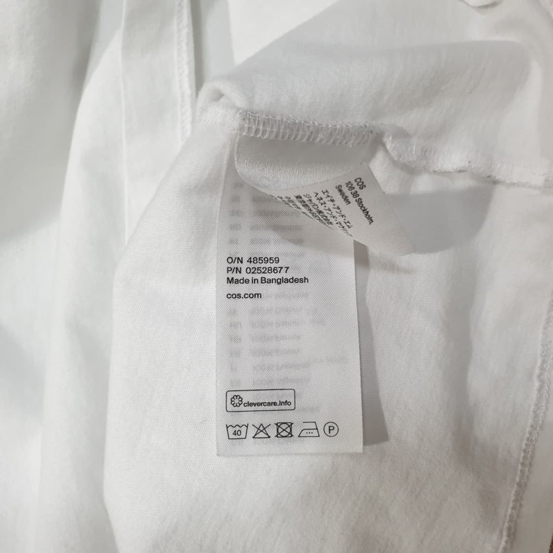 코스 COS 남성 레귤러핏 미드웨이트 브러쉬드 티셔츠 S 상품이미지5