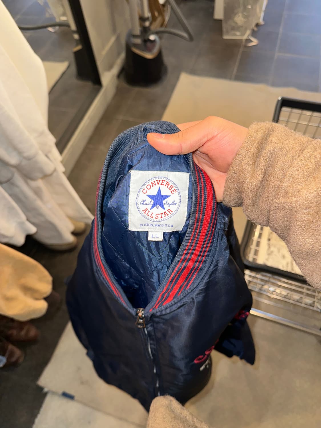 90‘s Converse big logo bomber jacket 상품이미지9