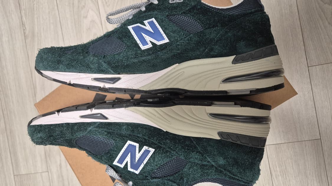 뉴발란스 991 그린(폰데로사파인) 280사이즈 상품이미지4