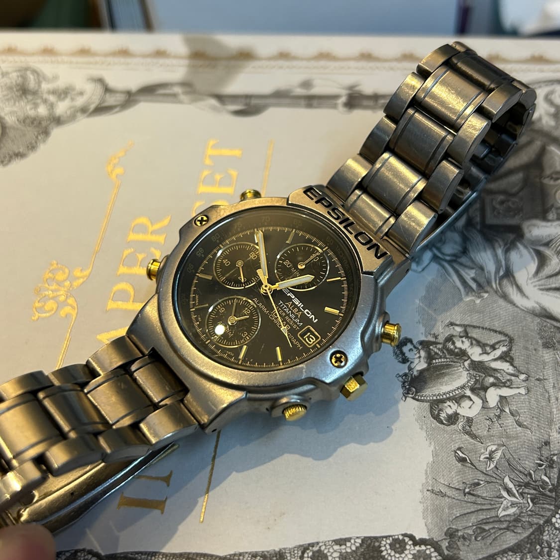 96년 발매) Seiko Epsilon 세이코 엡실론 티타늄 빈티지 상품이미지3