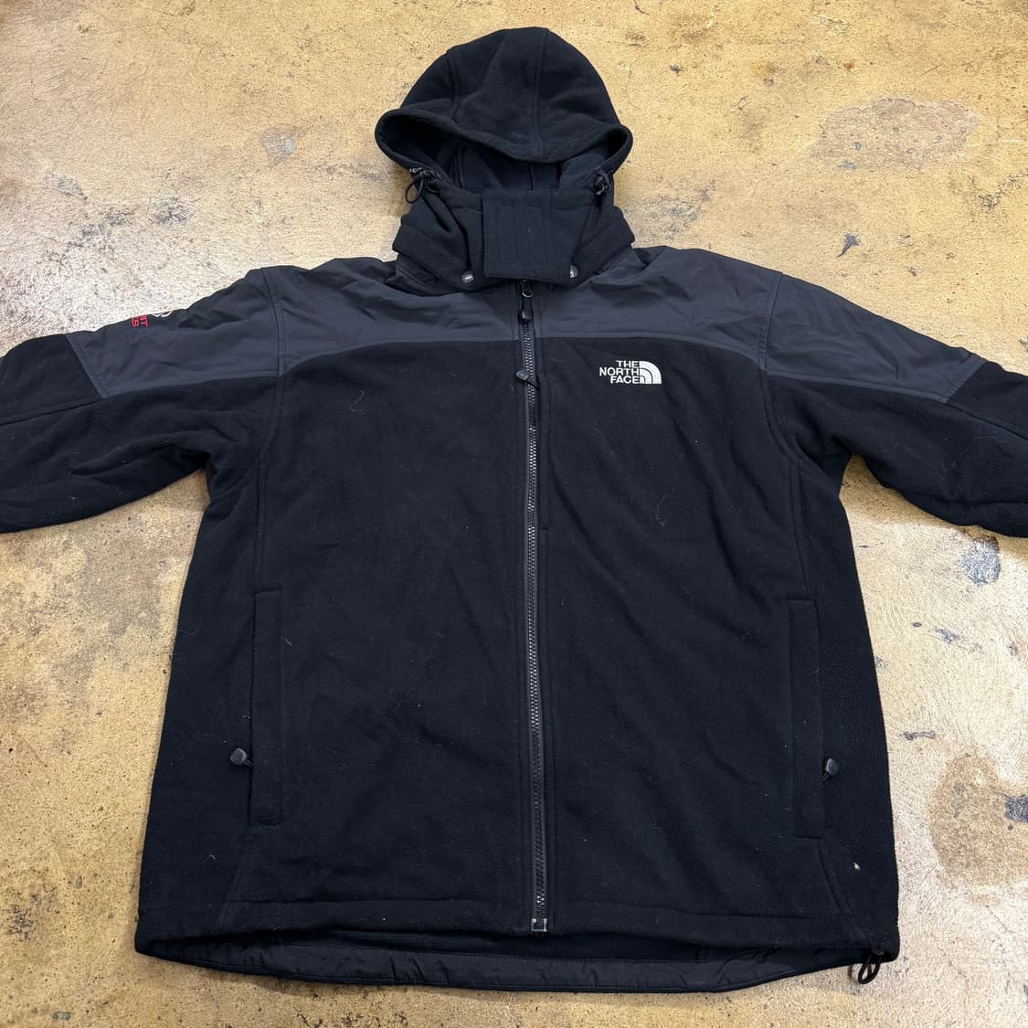 [정품/XL] 노스페이스 블랙 후리스 자켓 b15 상품이미지3