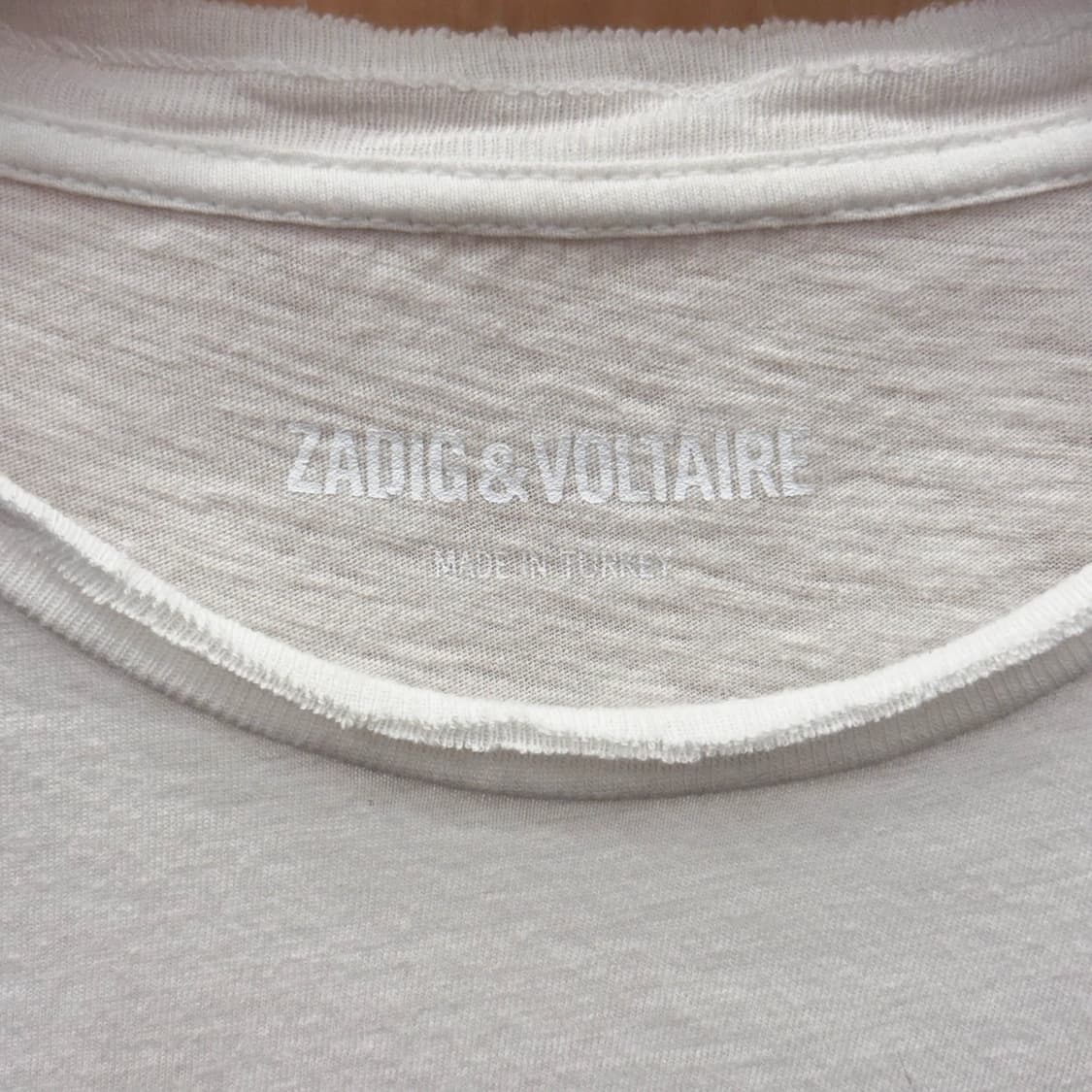 쟈딕 앤 볼테르 반팔 티셔츠 스켈레톤 그래픽 프린팅 디테일 화이트 상품이미지7