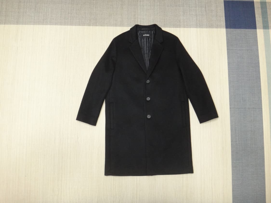 (S사이즈) 인사일런스 울 캐시미어 혼방 싱글 코트 상품이미지1