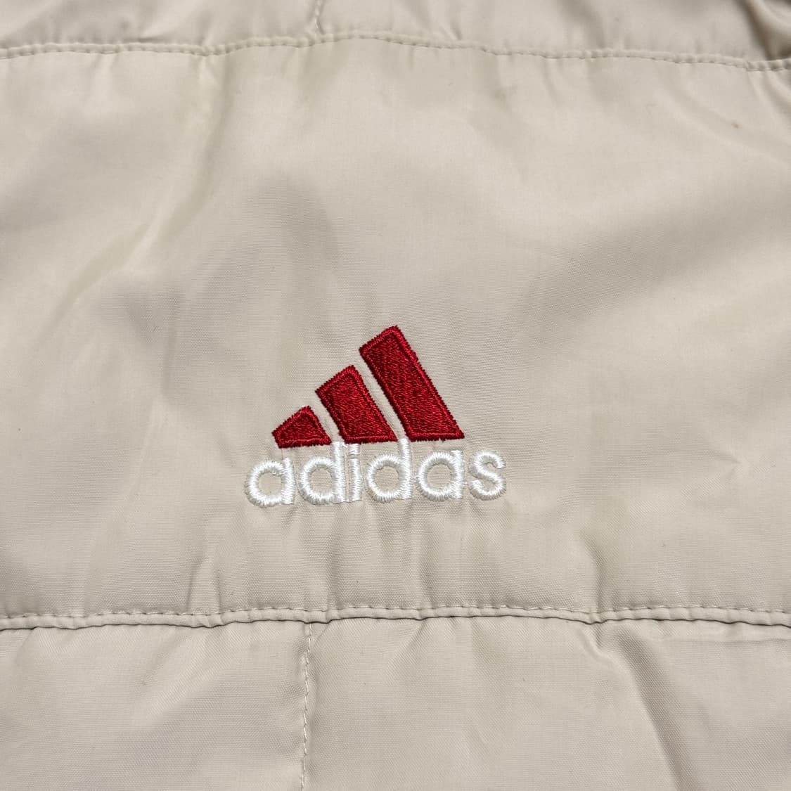 90s 아디다스 아이보리 패딩 베스트 XL 상품이미지5