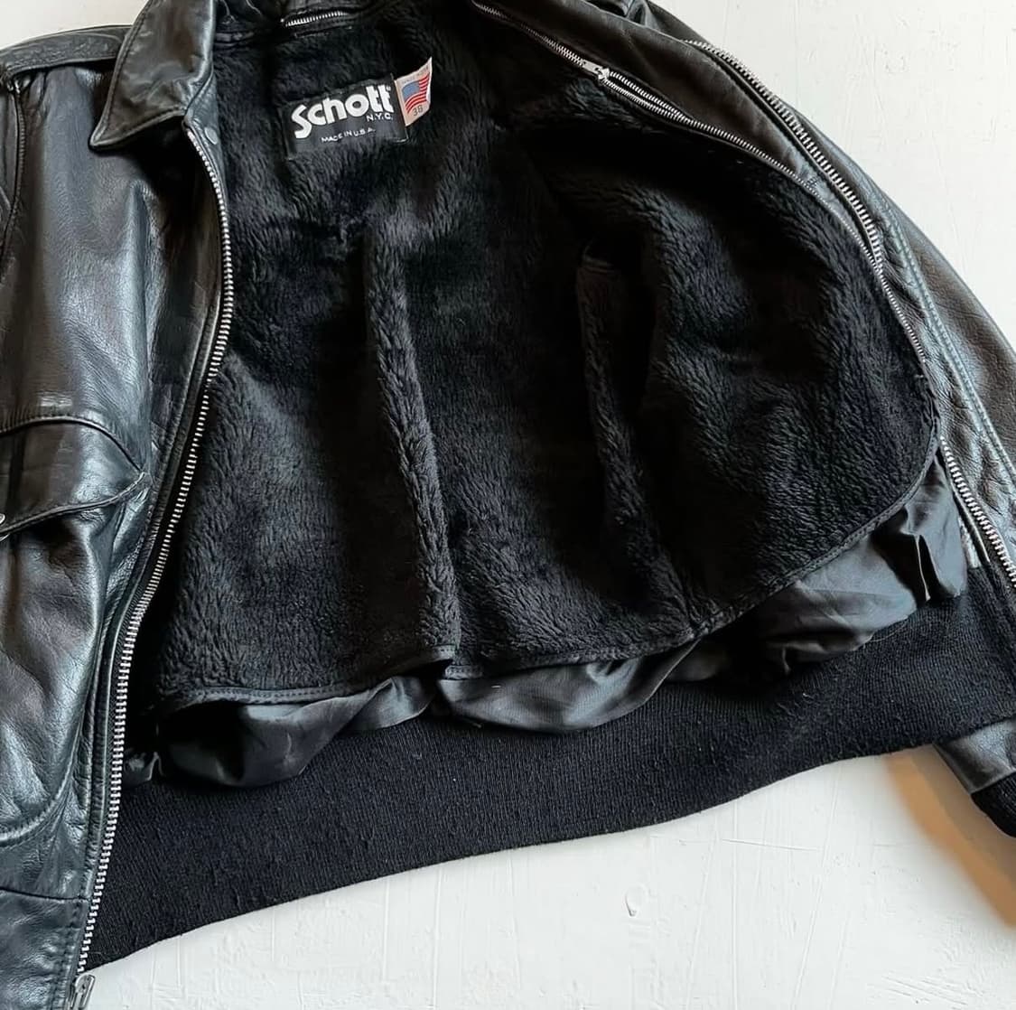 쇼트 플라이트 봄버 자켓 상품이미지3