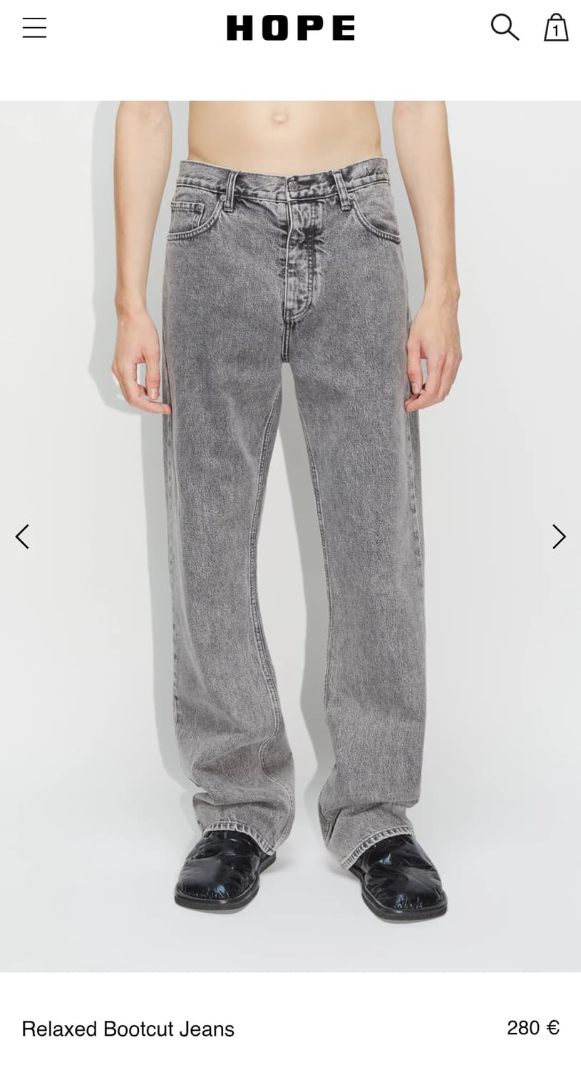 hope rush jeans  GREY 상품이미지1