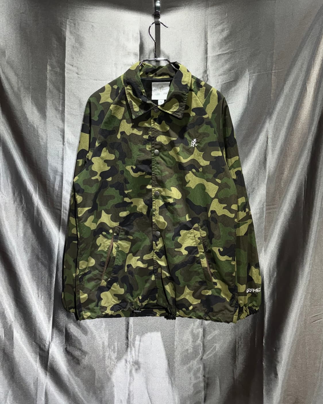 S 그라미치 심볼로고 카모플라주 나일론 블루종 상품이미지2