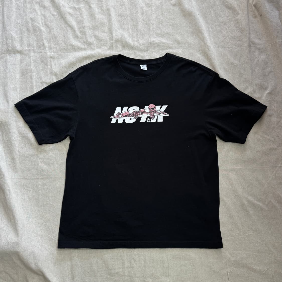 네스티킥 스컬 백프린팅 반팔 XL 상품이미지2