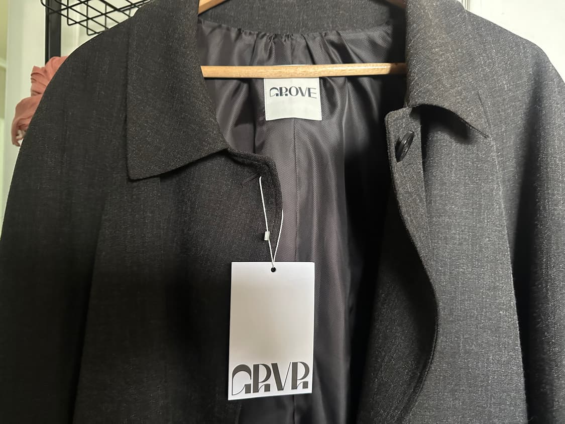 (새상품) Grove 그로브 WAYNE LONG COAT (GRAY) 상품이미지4