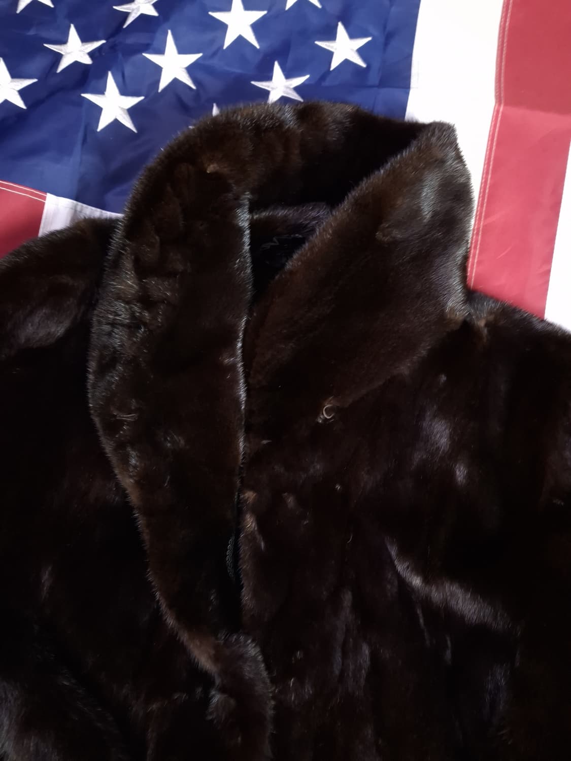 오리지날 블랙그라마 밍크 코트 상품이미지3