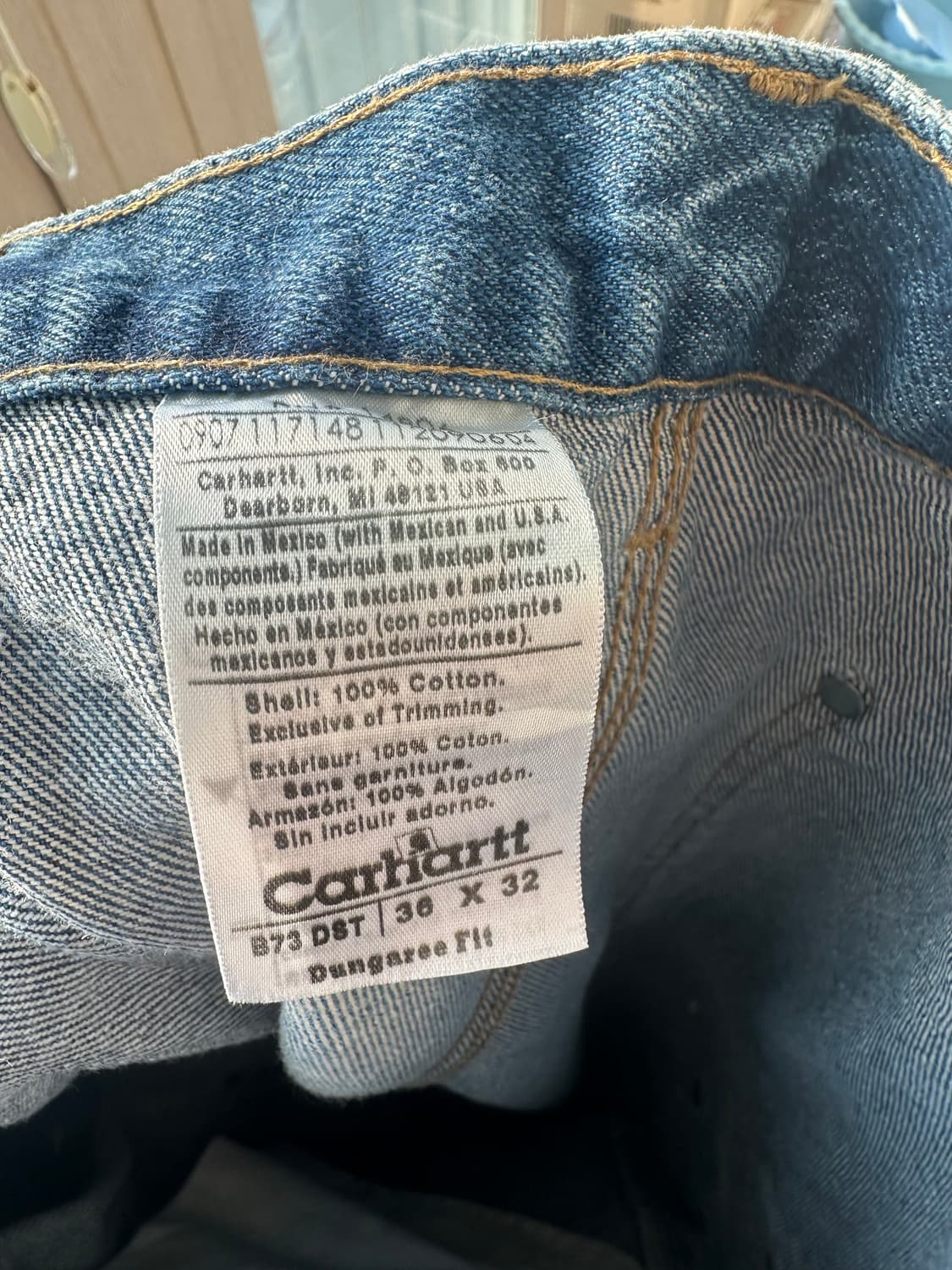 칼하트 더블니 B73 덩가리핏 36x32 상품이미지4