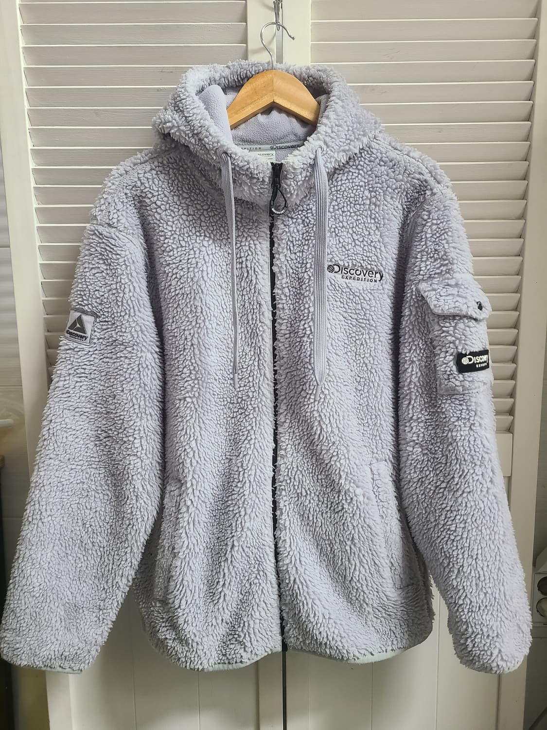 디스커버리 테크플리스 후드 자켓 상품이미지1