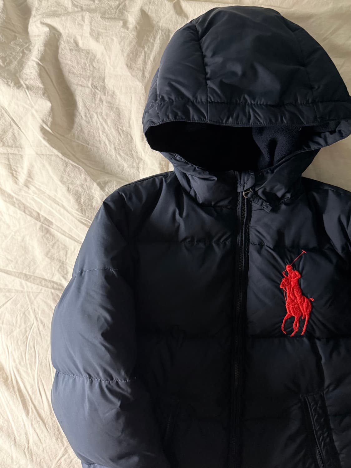 폴로 빅포니 패딩 네이비 S 상품이미지1