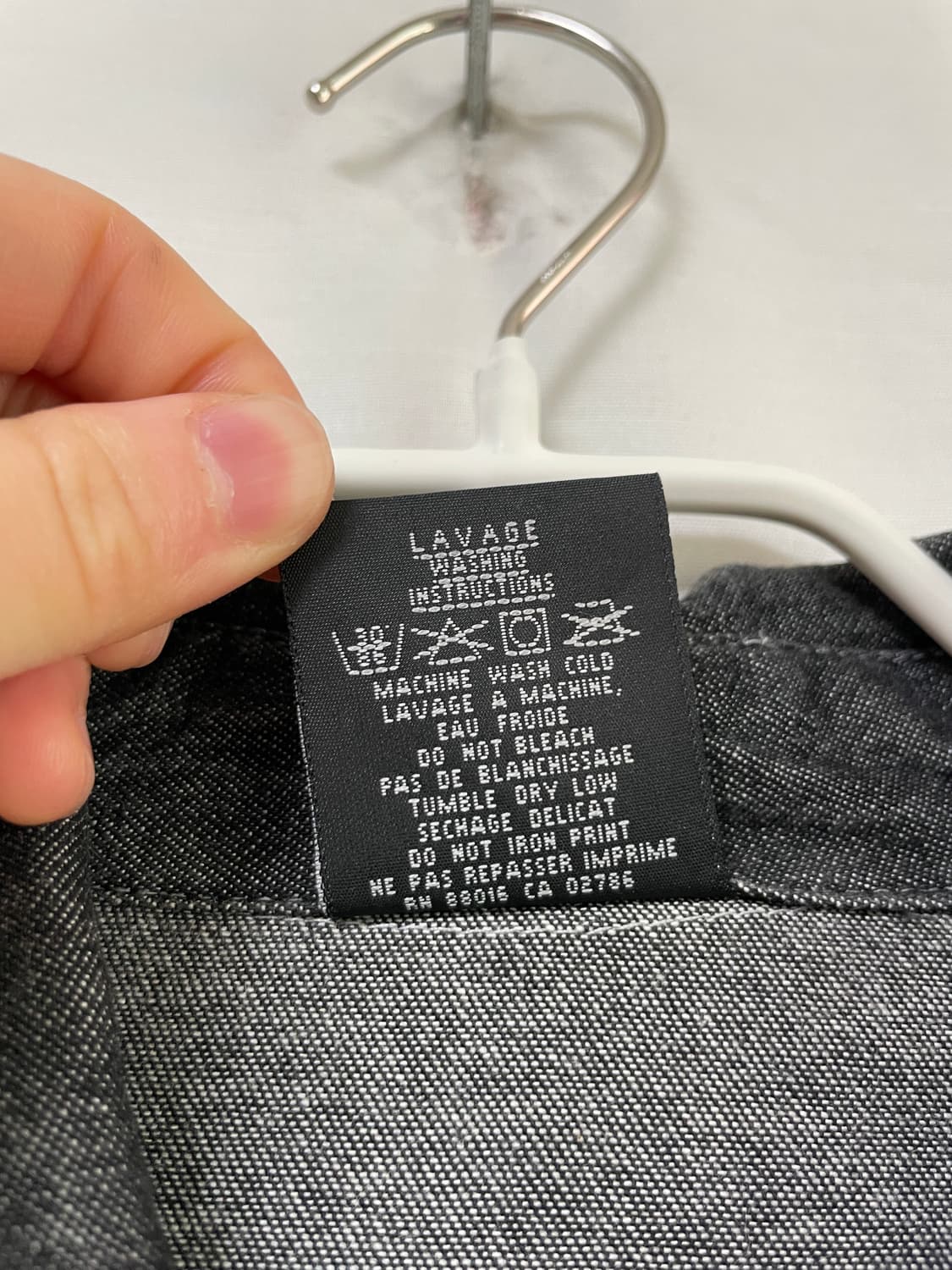 PELLE PELLE 펠레펠레 얇은 흑청 데님셔츠 L 상품이미지10