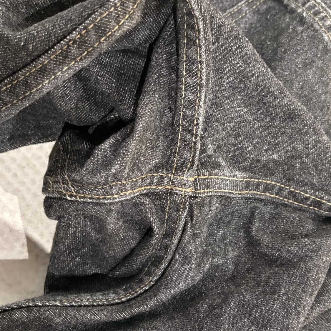 [36/36] 90s USA🇺🇸 리바이스 505 오렌지 탭 블랙 흑청 상품이미지8