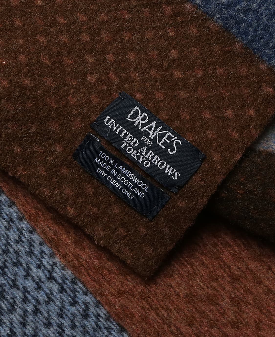 드레익스 [Drake's] 패치워크 유니크 머플러 유나이티드 애로우즈 상품이미지6