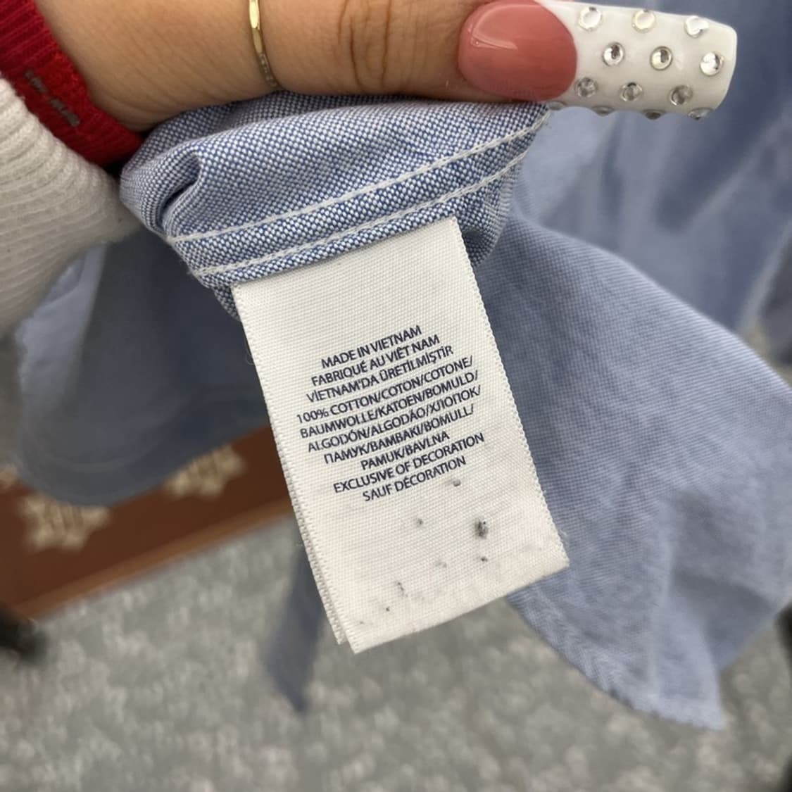 폴로 랄프로렌 빈티지 캐주얼 옥스포드 셔츠 18 C10106 상품이미지6