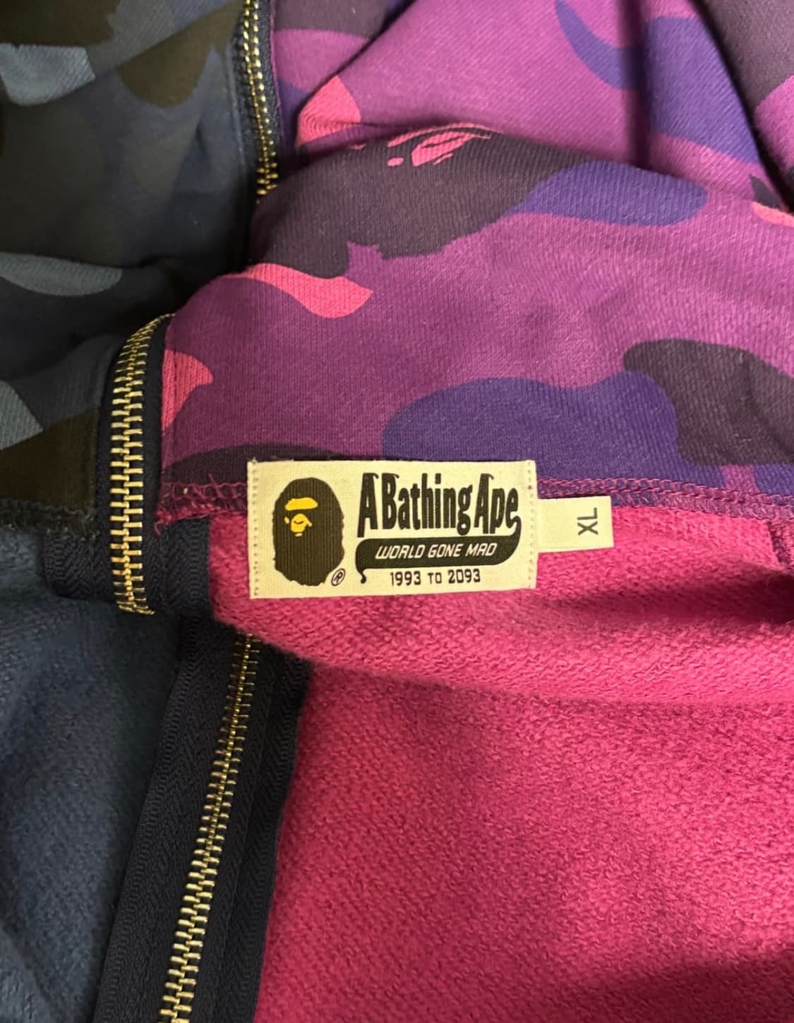 베이프 후드집업 아수라 상품이미지2