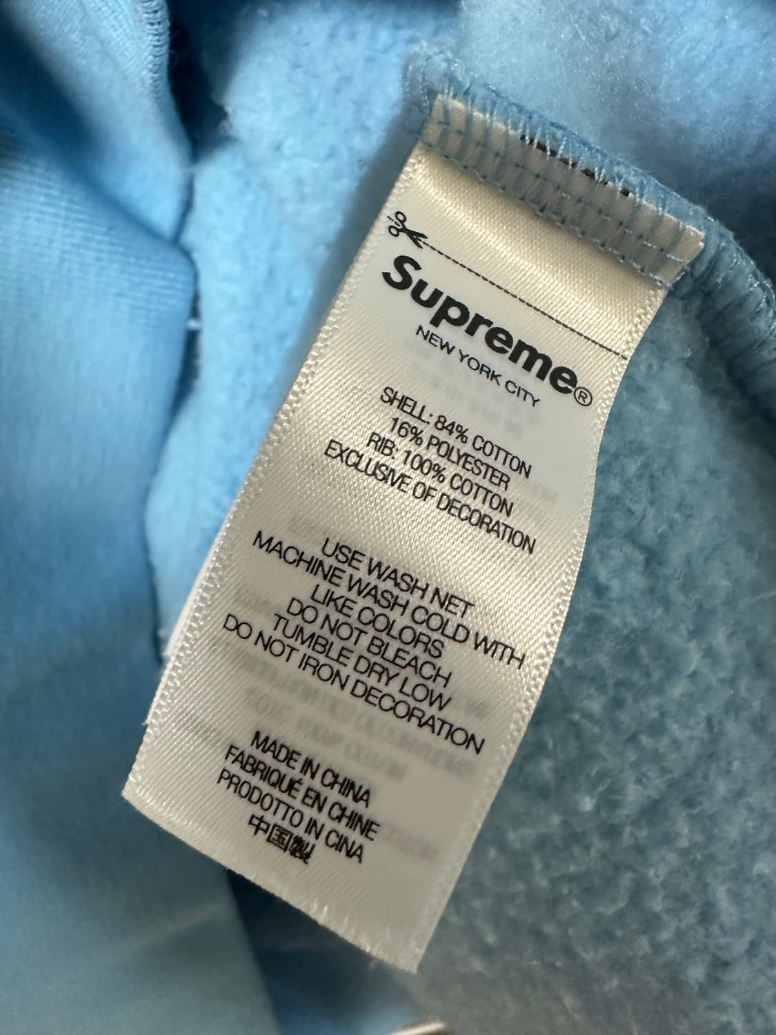 Supreme 오버로크 후드 스웻셔츠 L 새상품 상품이미지8