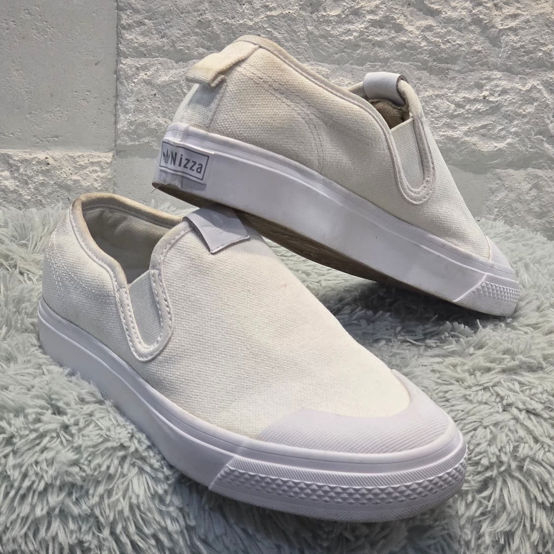 6x-6:Adidas 아디다스 니짜 슬립온 화이트 (240) 상품이미지4