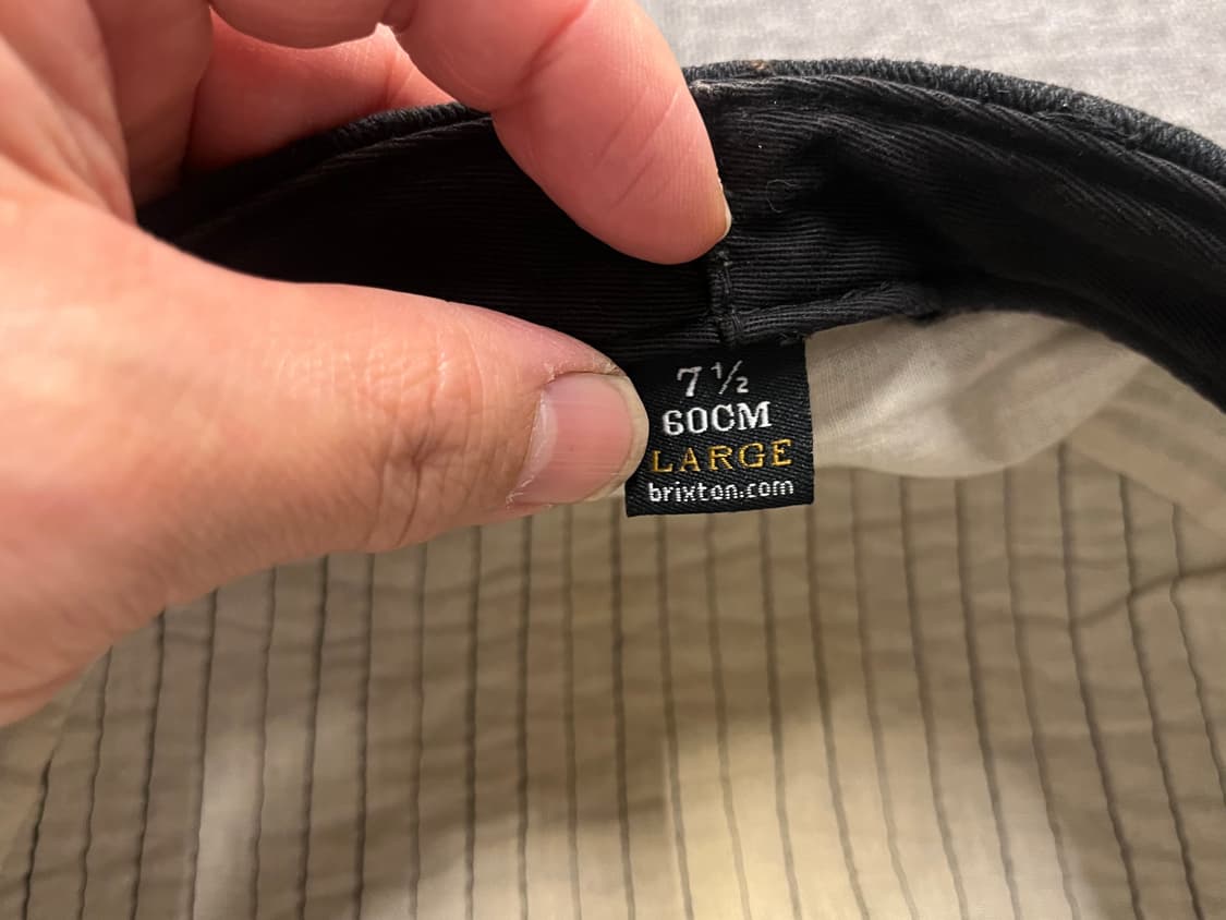 브릭스톤 블랙 헤링본 뉴스보이캡 L  상품이미지6