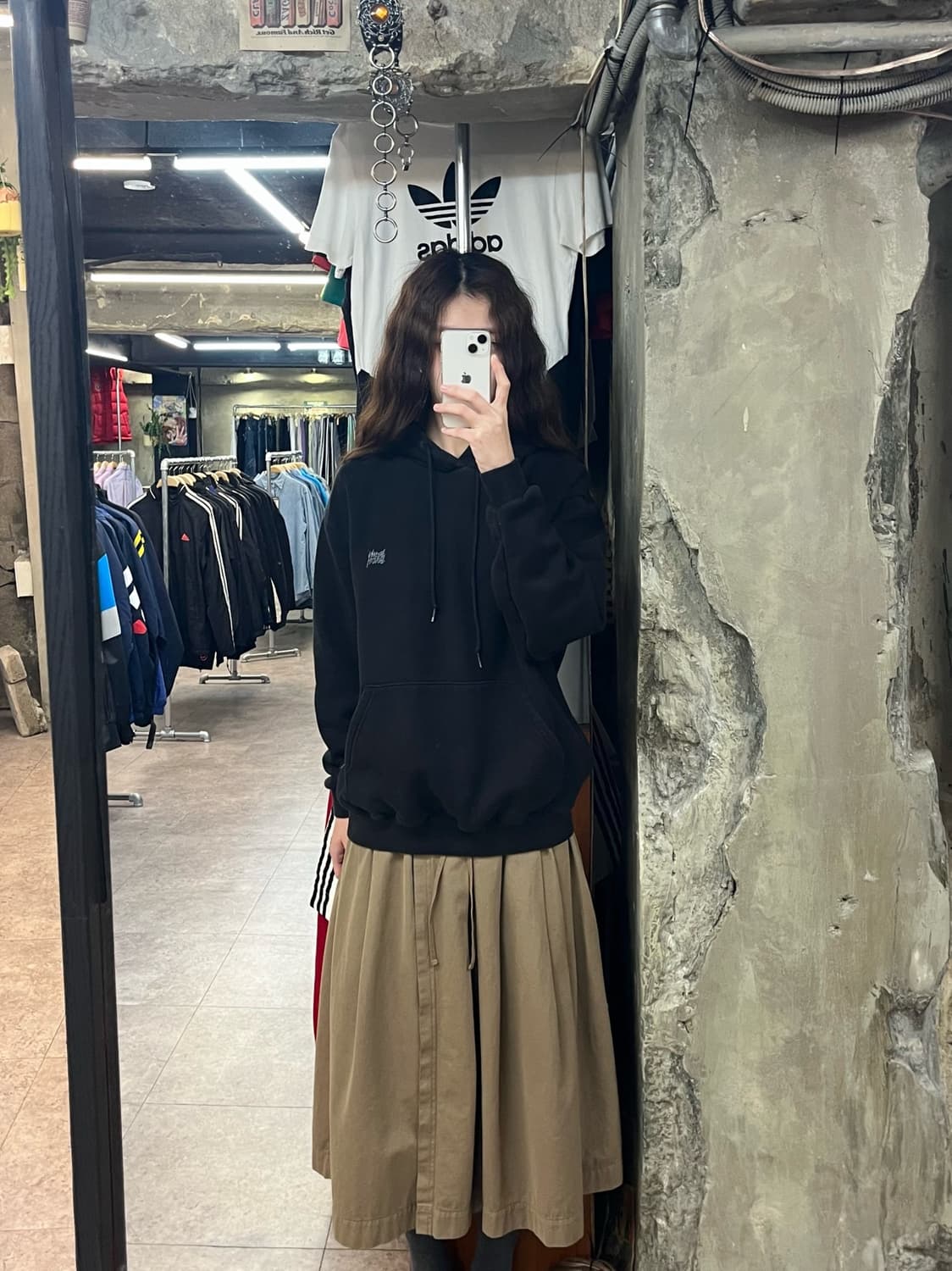 브라운 브레스 기모 후드티 블랙 S #csz2535 상품이미지2