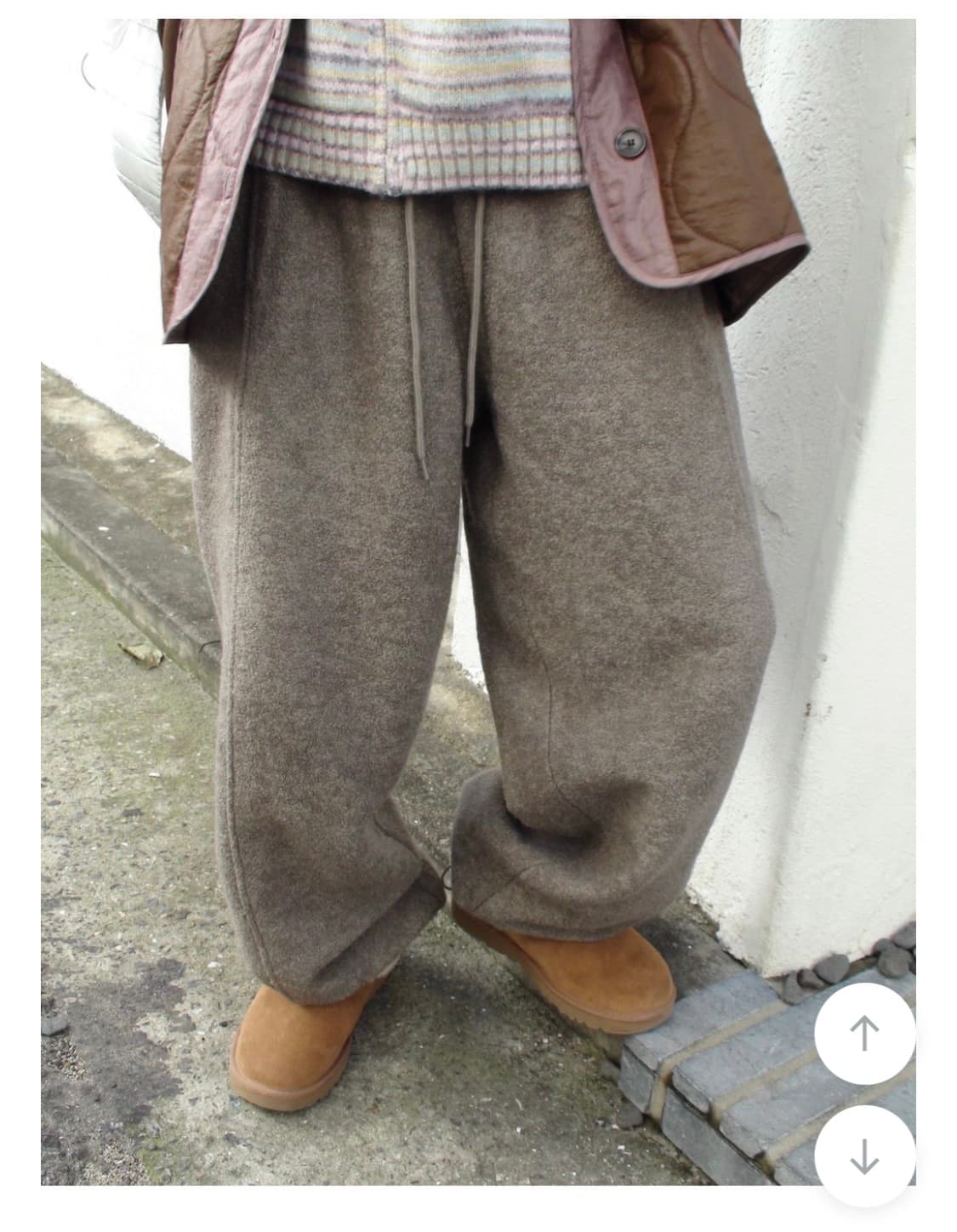 울 혼방 스웻팬츠 상품이미지5