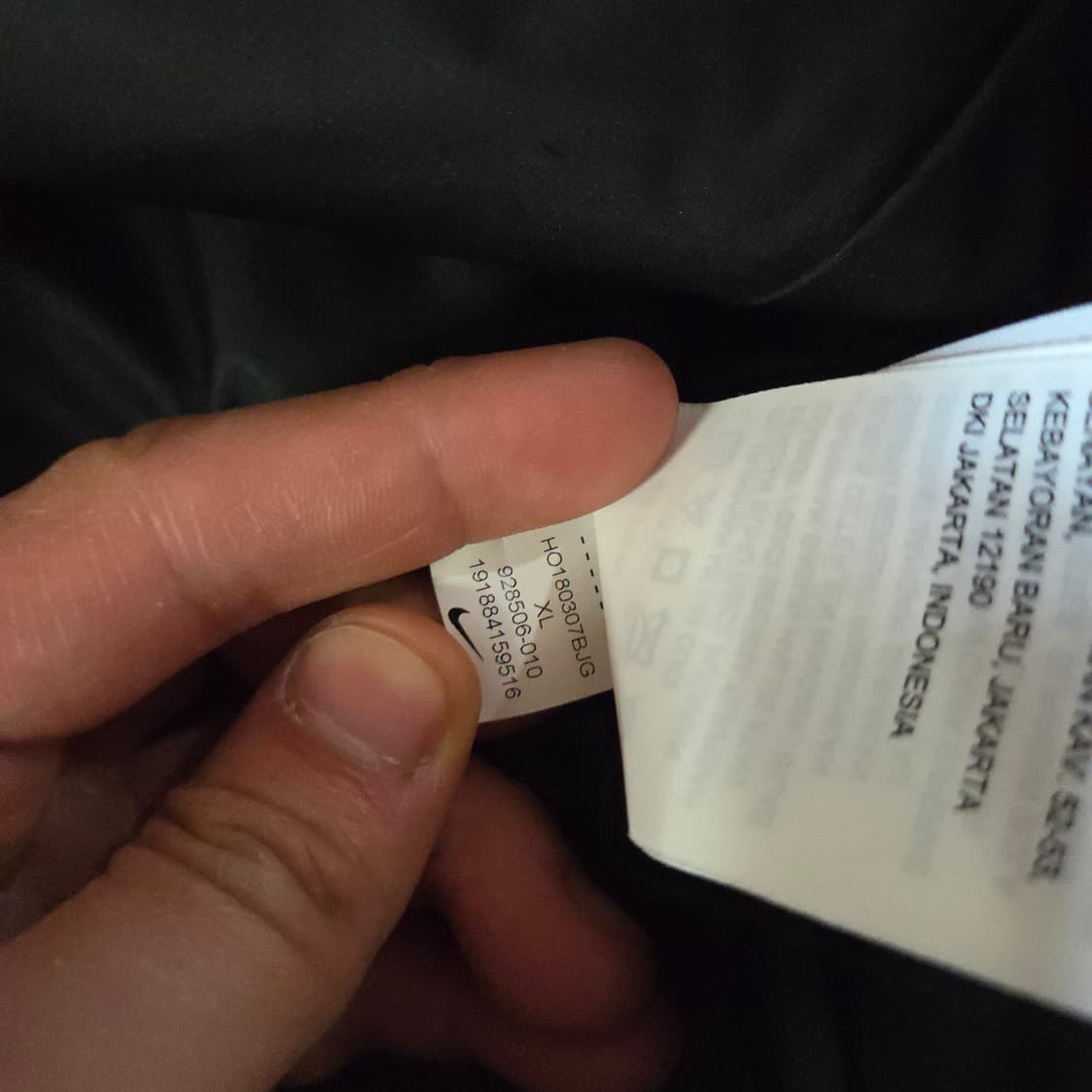 나이키 에어로로프트 구스다운 경량패딩 자켓 XL 105 블랙 상품이미지9