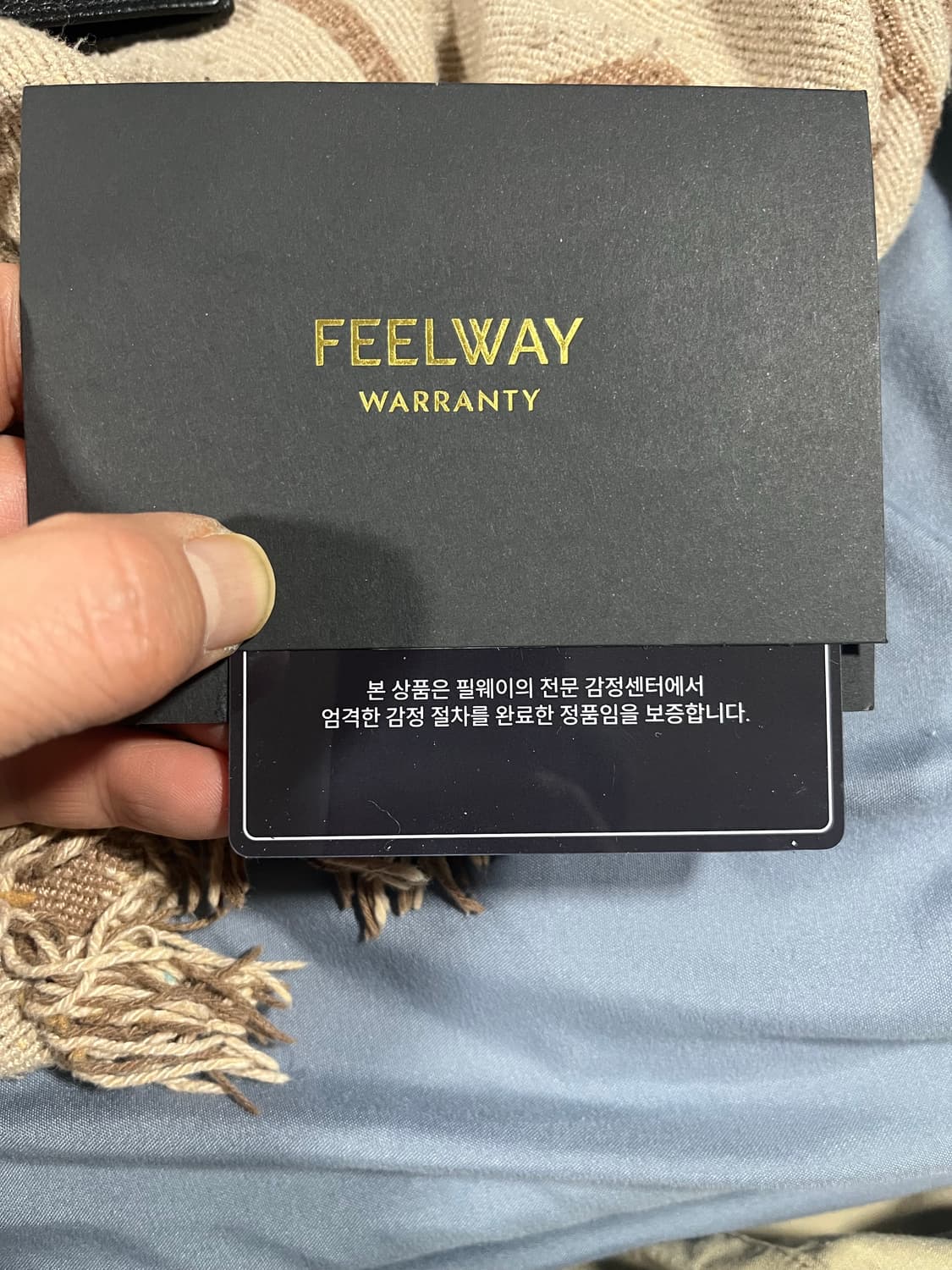 샤넬 블랙 레더 미니 CC 로고 카드홀더 지갑aa51123 상품이미지9