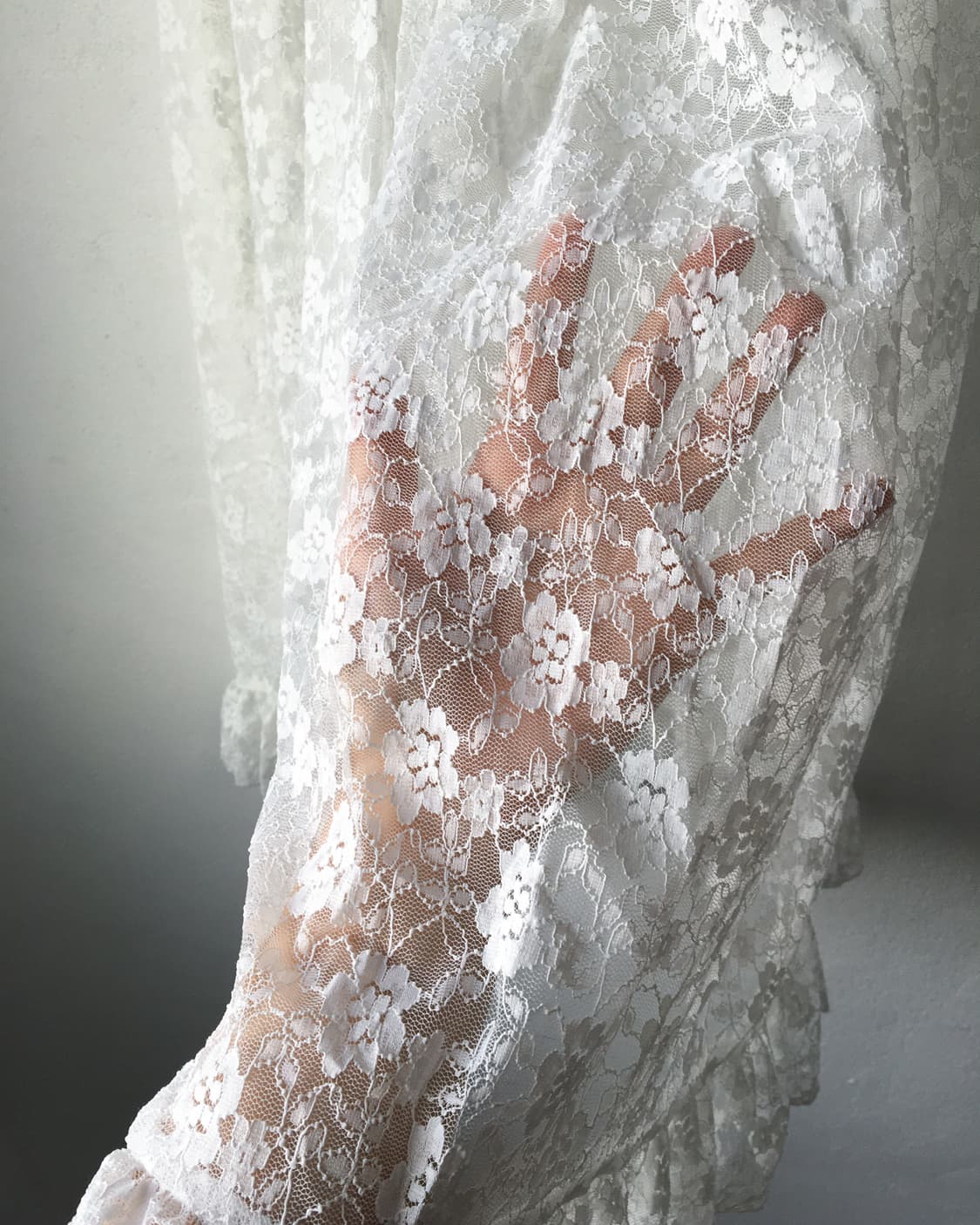 Lace see through layered skirt 상품이미지3
