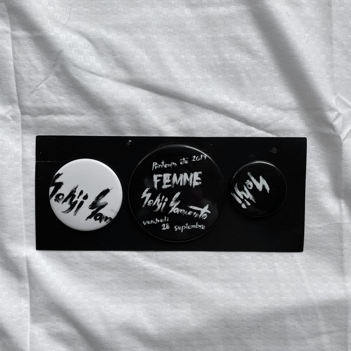 요지야마모토 뱃지  상품이미지1