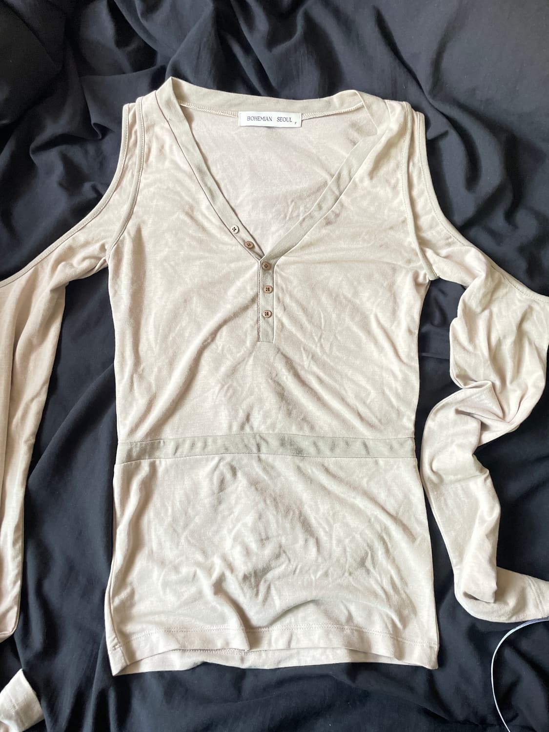 보헤미안서울 롱슬리브 베이지 상품이미지1