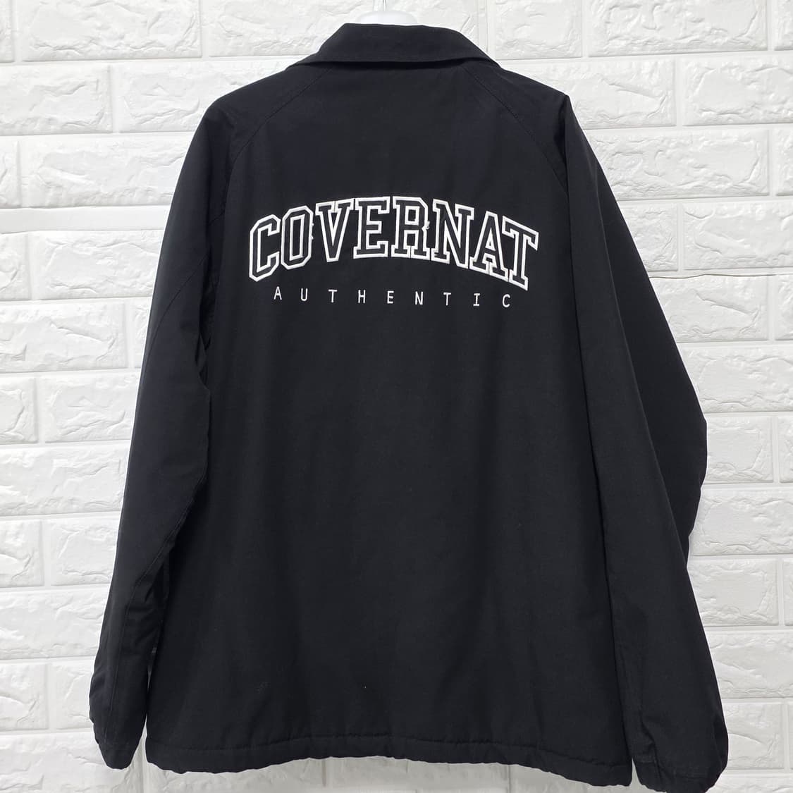 택포// 커버낫 블랙 양털 코치자켓 M 상품이미지4