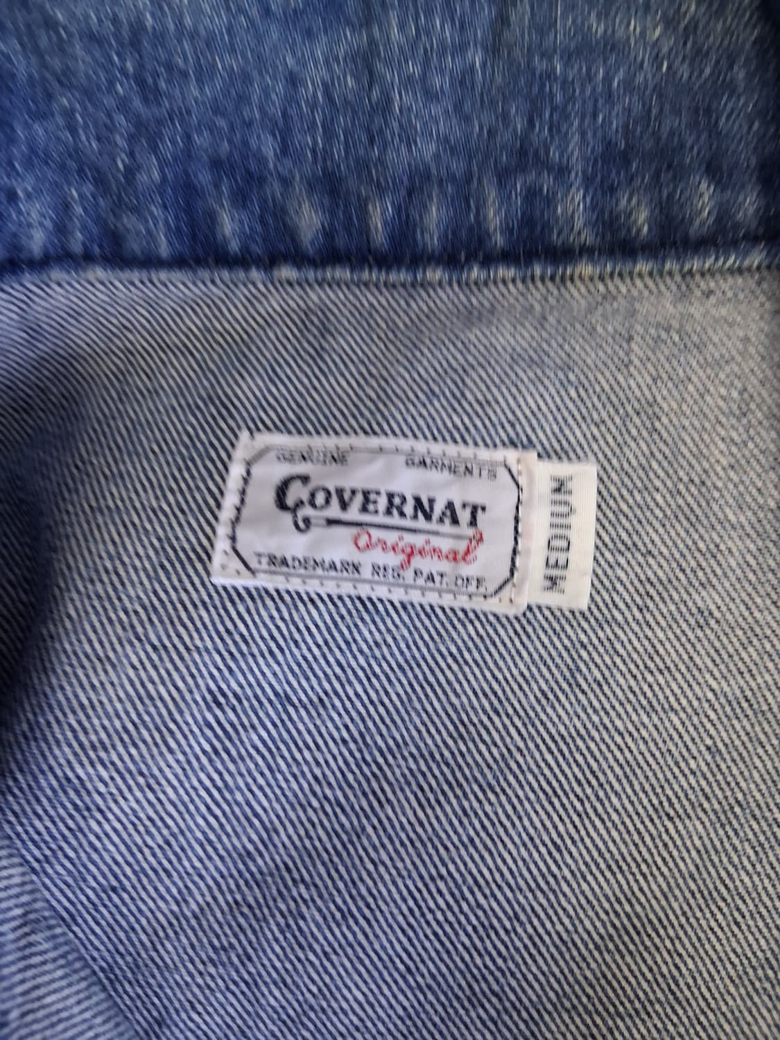 커버낫 데님 코치 자켓 미디움 상품이미지6