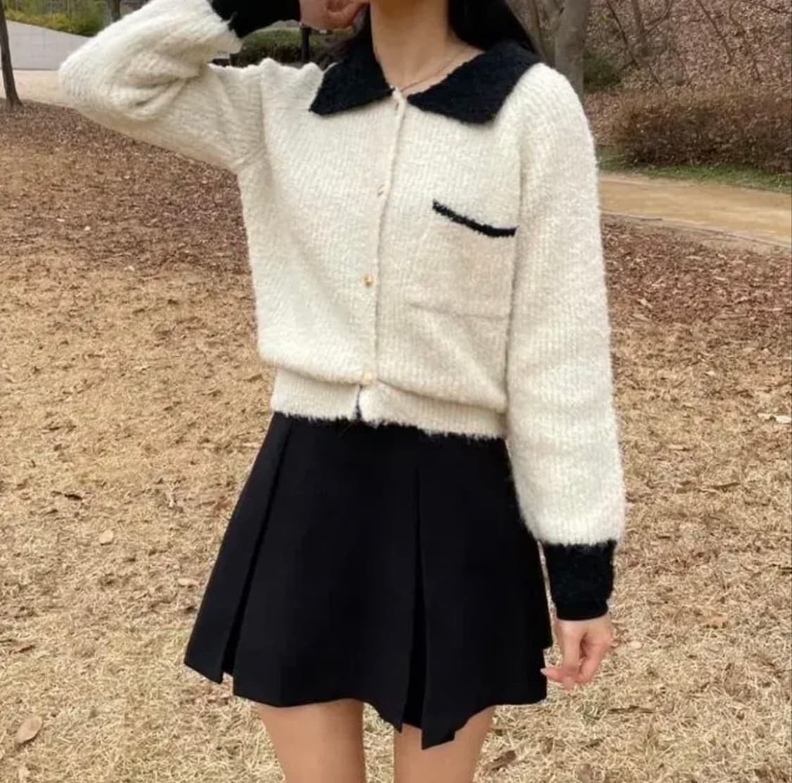 부클 가디건 (새상품) 상품이미지3