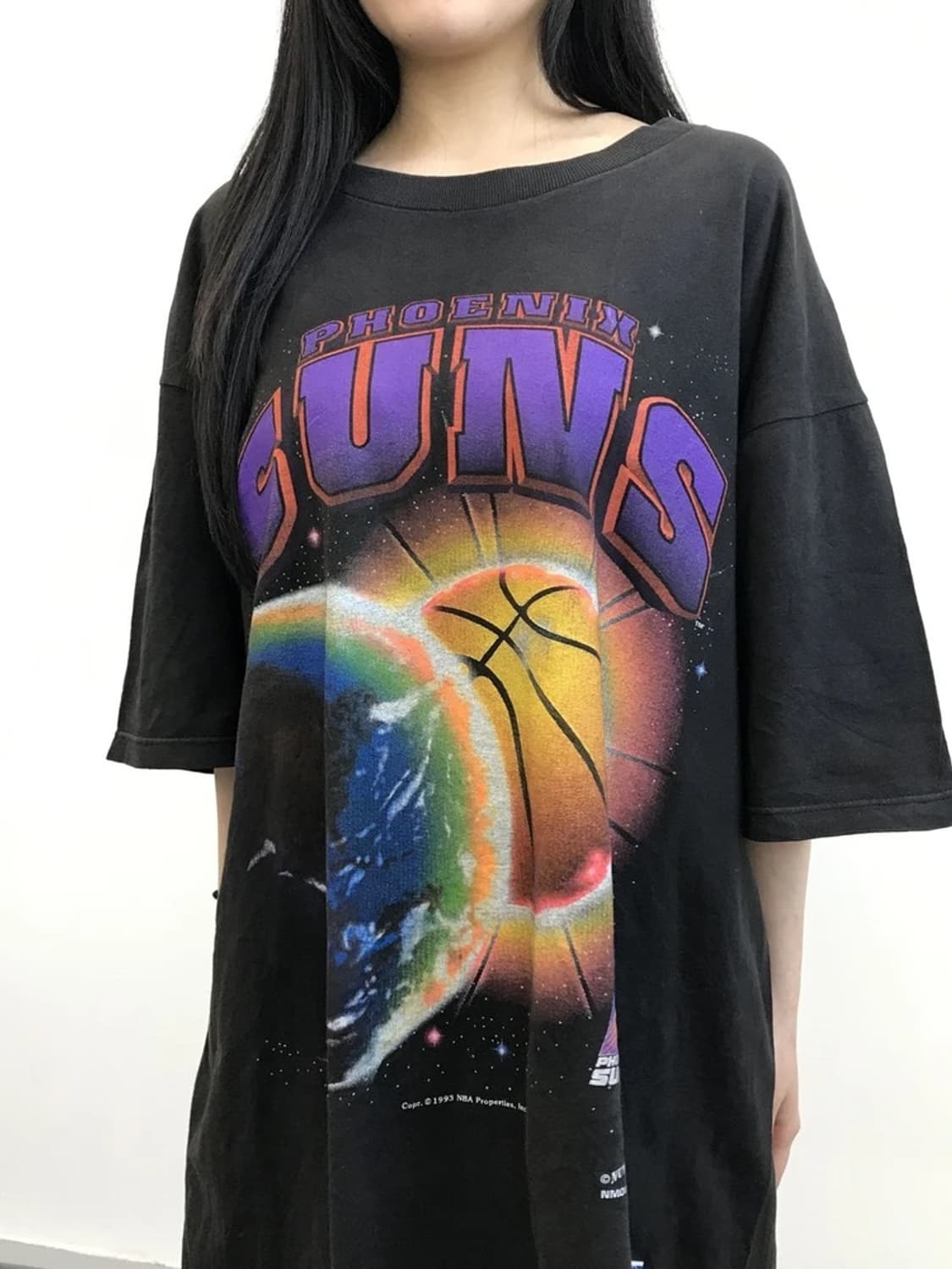 90's Phoenix Suns NBA Nutmeg Mills T 상품이미지1