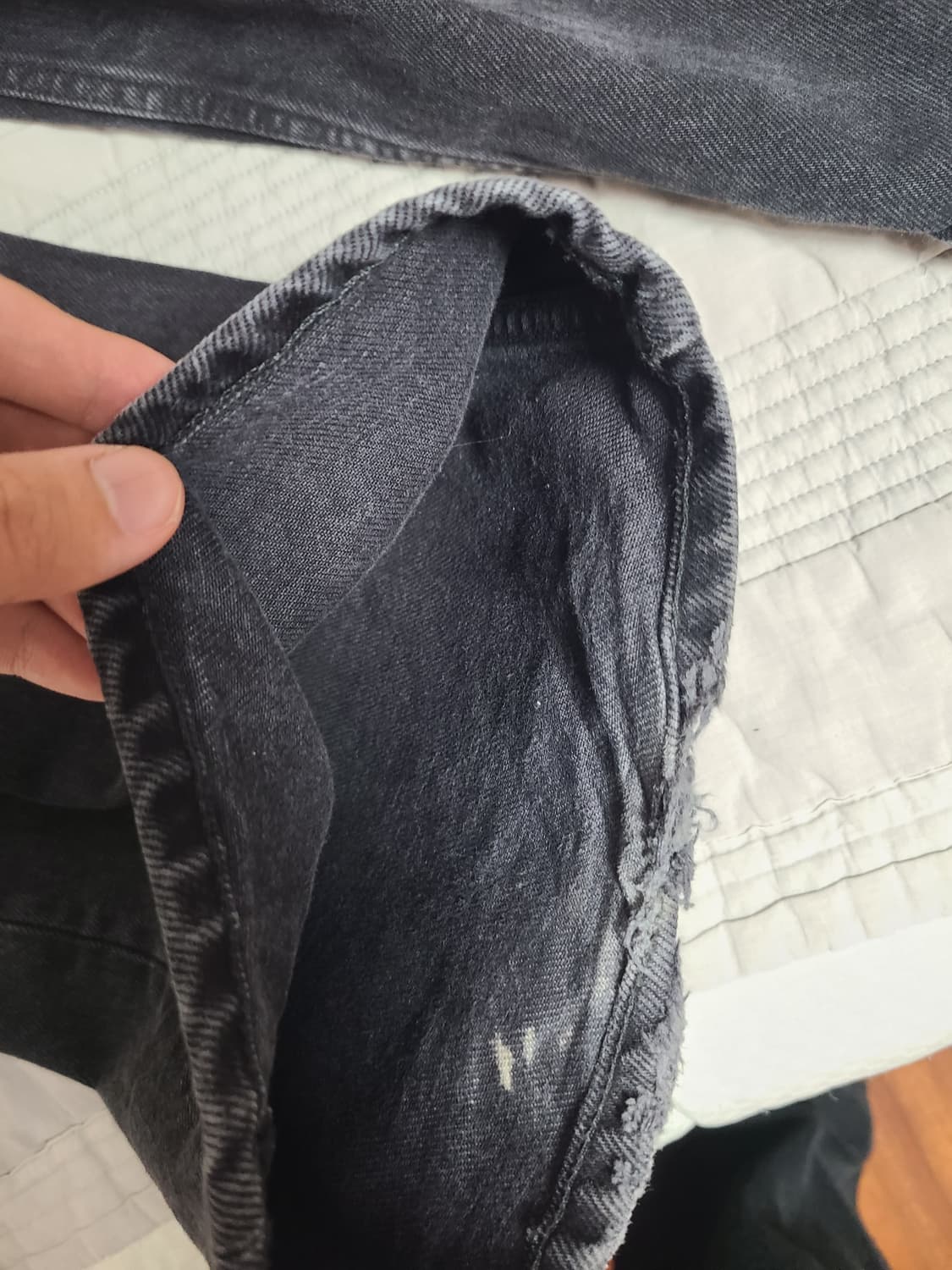 Sunflower 루즈드 워시드팬츠 블랙  상품이미지3