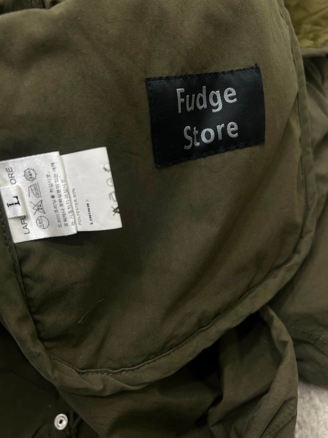 [L]라퍼지스토어 피쉬테일/카키 상품이미지4