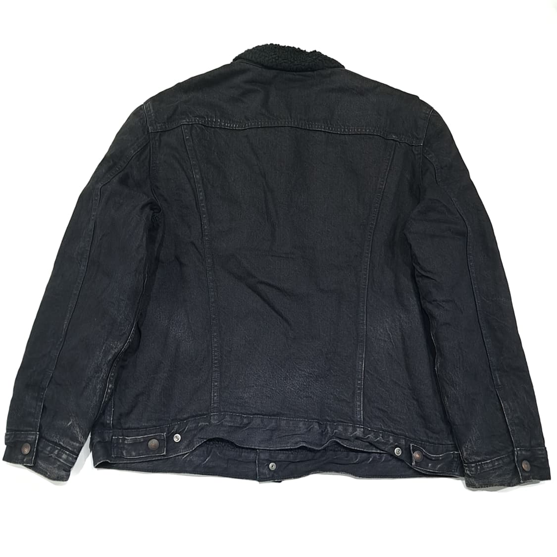 CL141 리바이스 프리미엄 빅E 셰르파 블랙 트러커 자켓 상품이미지10